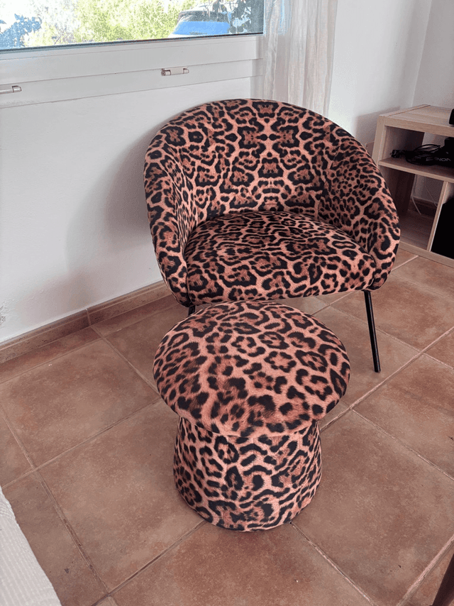 Chair and Stool Set