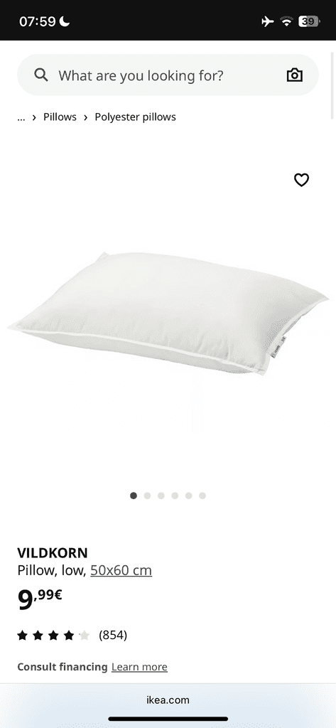 Pillow Wildkorn IKEA 3 pieces NEW