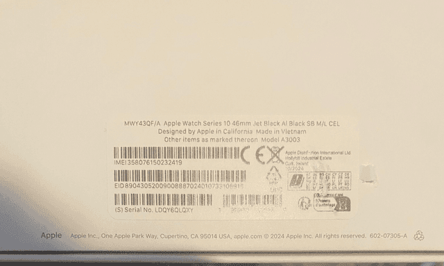 Apple watch series 10 (46mm)