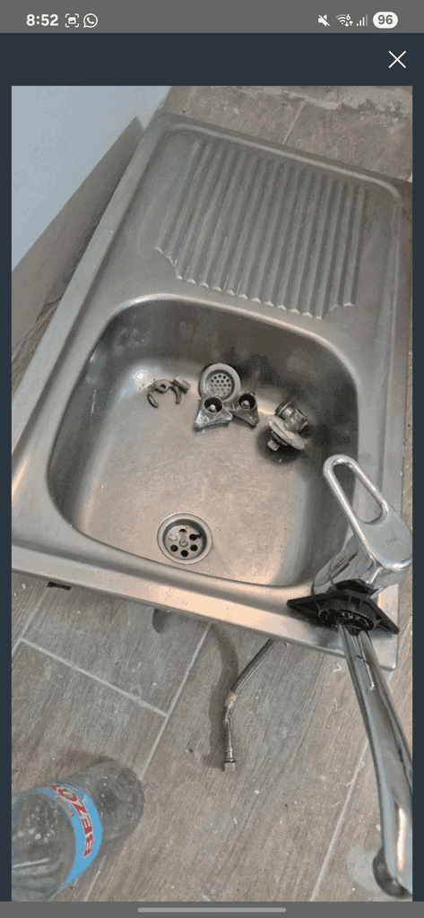 metal sink