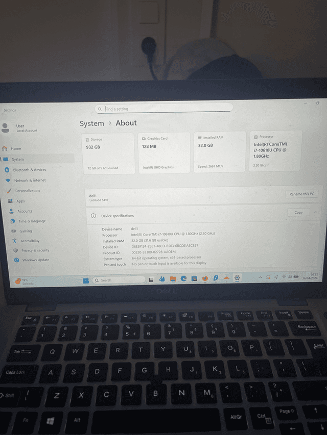 Dell Latitude 5410 Laptop for Sale – Excellent Performance