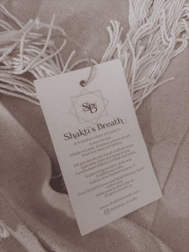 Novedad Poncho boho Shaktis breath